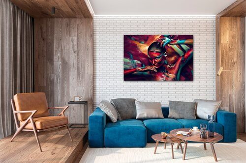 Kép Colorful woman - 60 x 40 cm