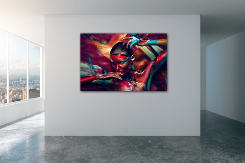 Kép Colorful woman - 60 x 40 cm