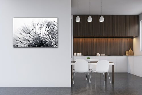 Kép Flower with little drops of water - 90 x 60 cm
