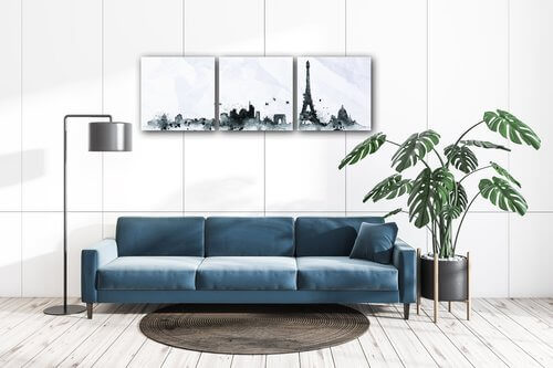 Kép Paris panorama - 90 x 30 cm (3-részes)