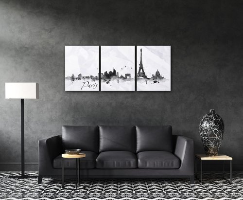 Kép Paris panorama - 90 x 40 cm (3-részes)