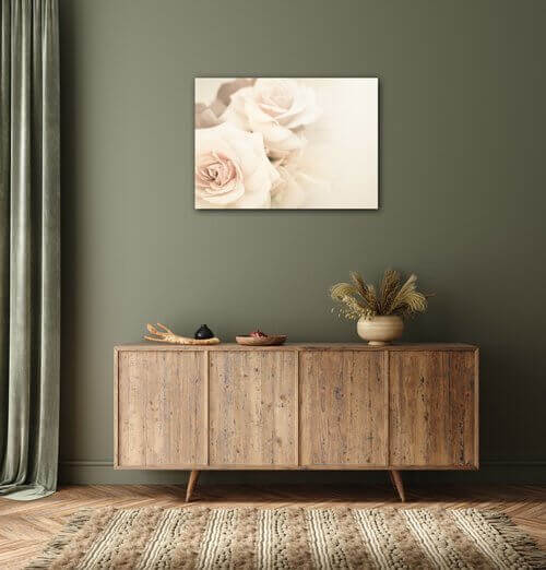 Kép White roses - 70 x 50 cm