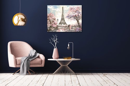 Kép Eiffel Tower2 - 90 x 70 cm