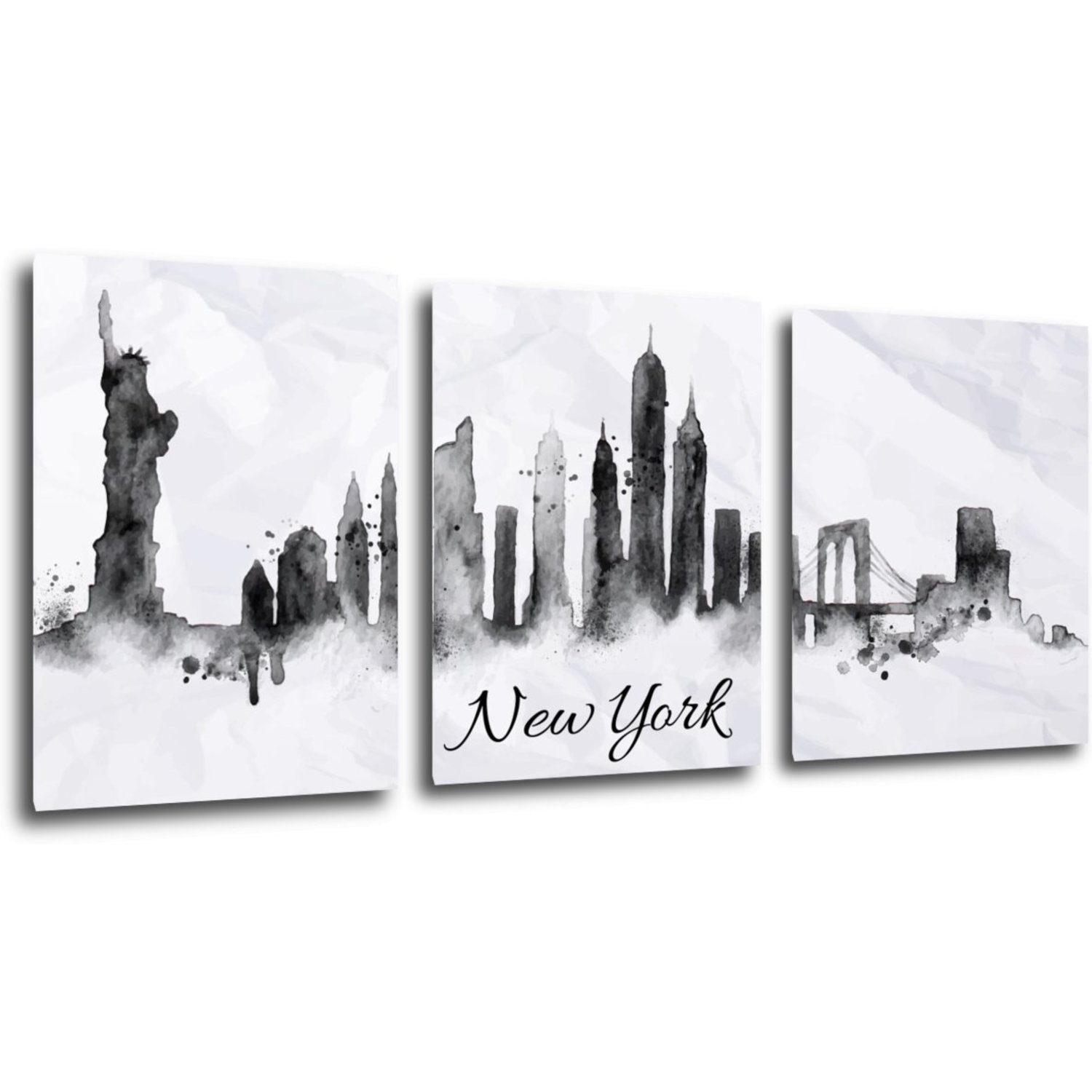 Kép New York panorama - 90 x 40 cm (3-részes)