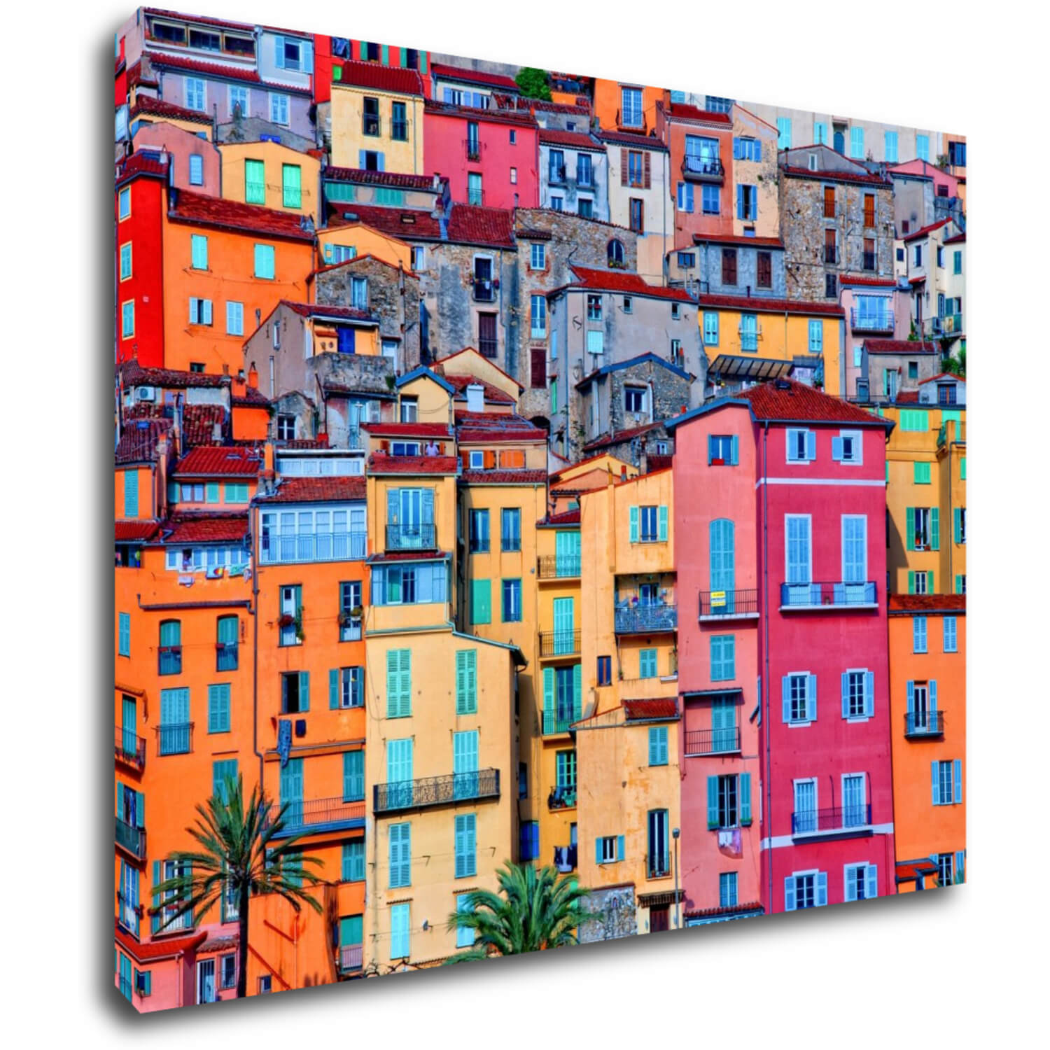 Kép Colorful houses - 90 x 70 cm